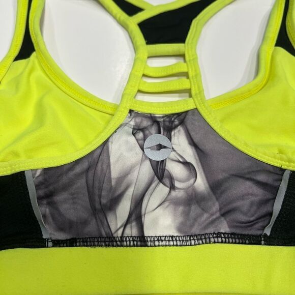 Womens RACERBACK COMPRESSION SPORTS BRA Med Support AVIA Moisture Wick Sz Medium - Picture 2 of 5